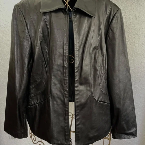 Anne klein black hot sale jacket
